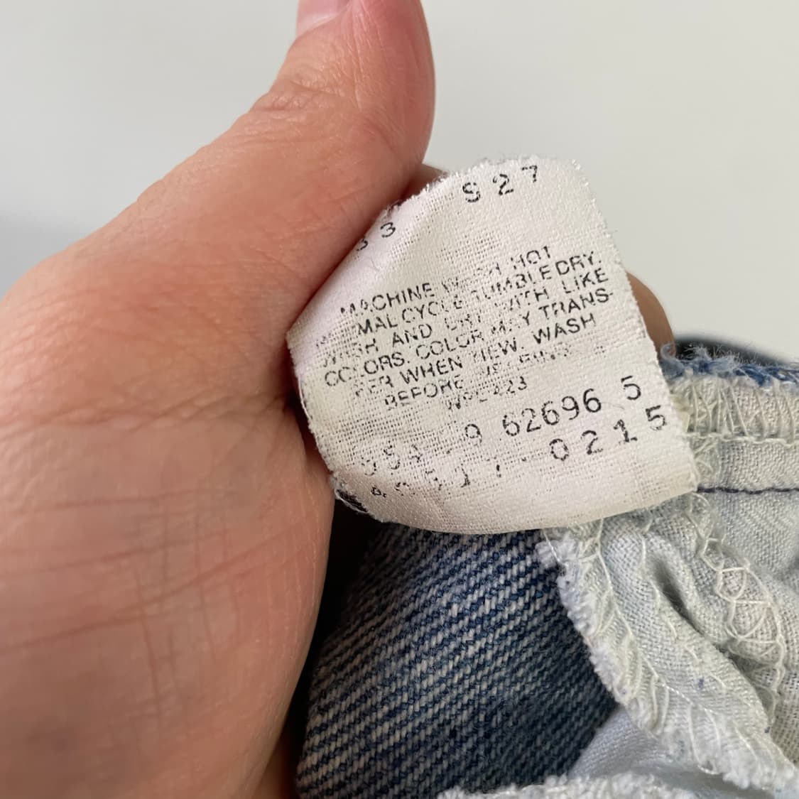 90s 리바이스 517 오렌지탭 부츠컷 데님팬츠 USA 상품이미지9