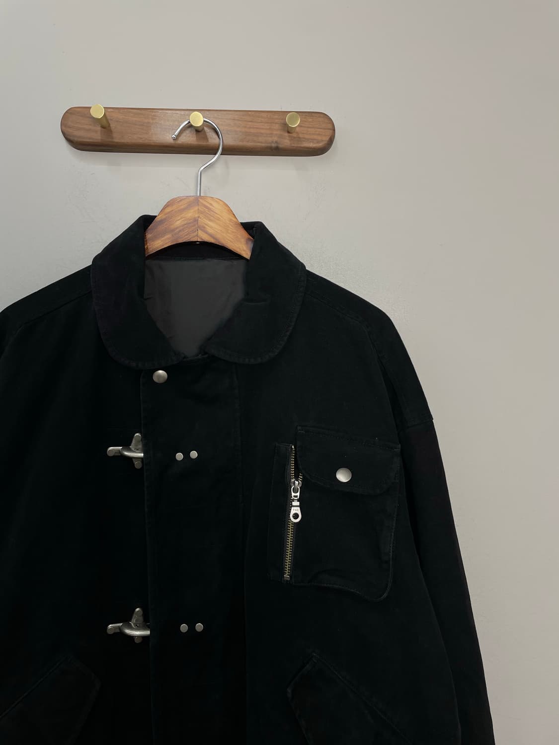 쿠어 워시드 파이어맨 블랙 자켓 H2104 상품이미지3