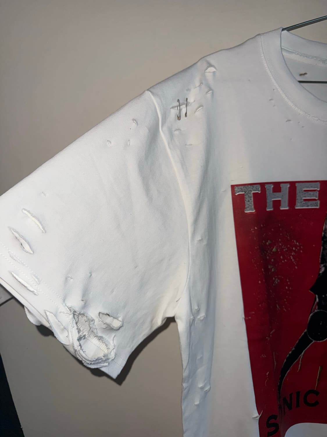 빈티지 디스트로이드 데미지 반팔티 상품이미지3