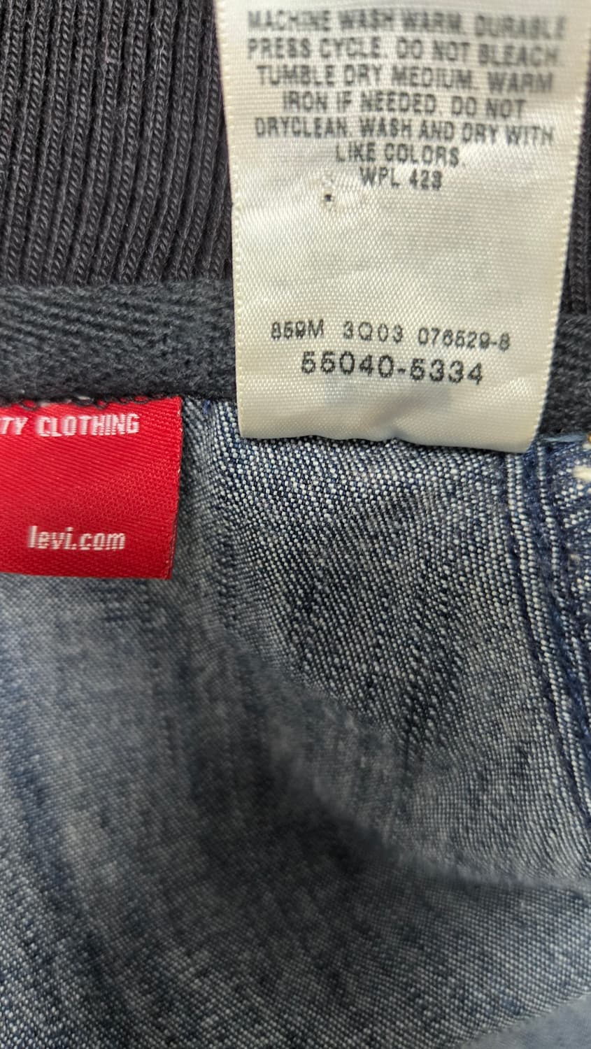 리바이스 카라배색 빈티지 데님자켓 상품이미지7