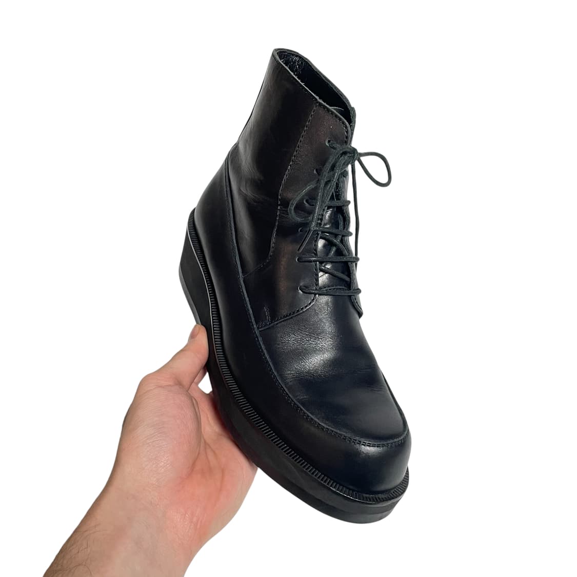 요지 야마모토 와이즈 플랫폼 부츠 상품이미지5