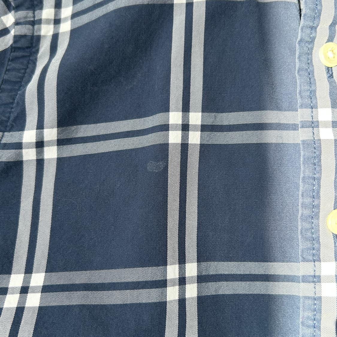 아베크롬비 체크 패턴 네이비 셔츠 상품이미지6