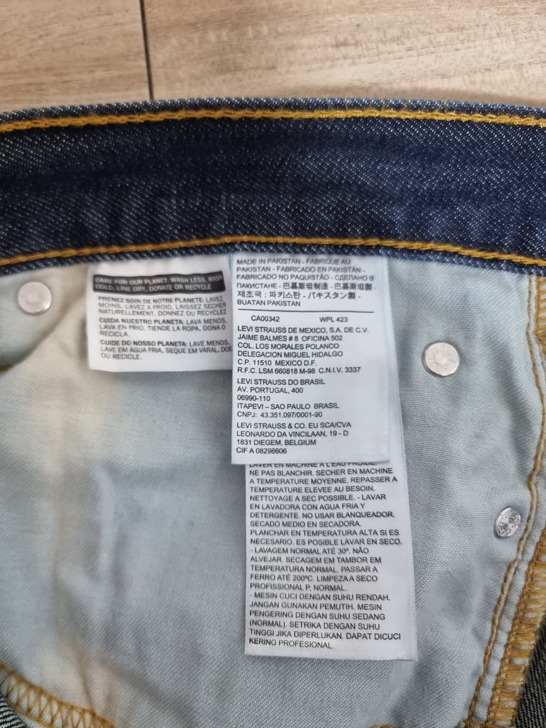 리바이스 511 슬림핏(34X34) 새상품 상품이미지4