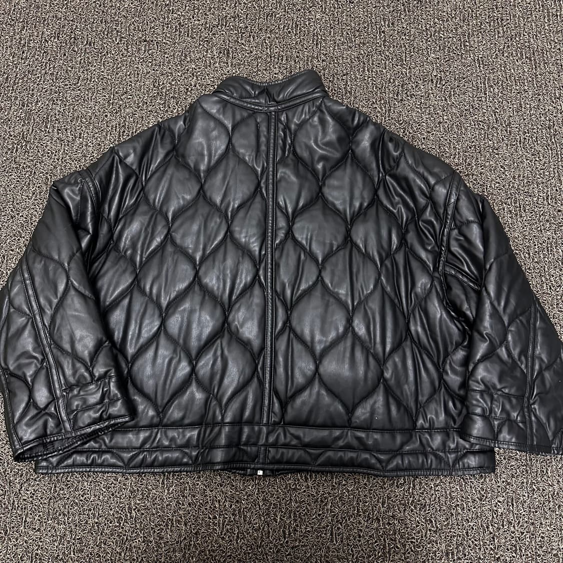 ZARA 자라 여성 퀄팅 레더 자켓 점퍼 L 상품이미지5