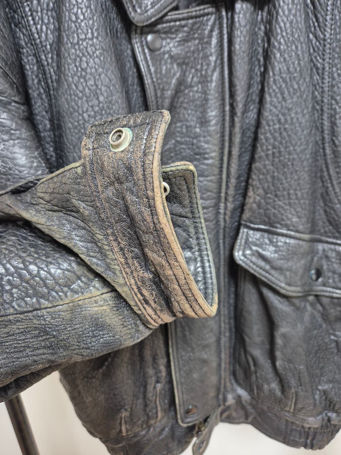 재패니즈 빈티지 오버사이즈 가죽자켓 상품이미지6