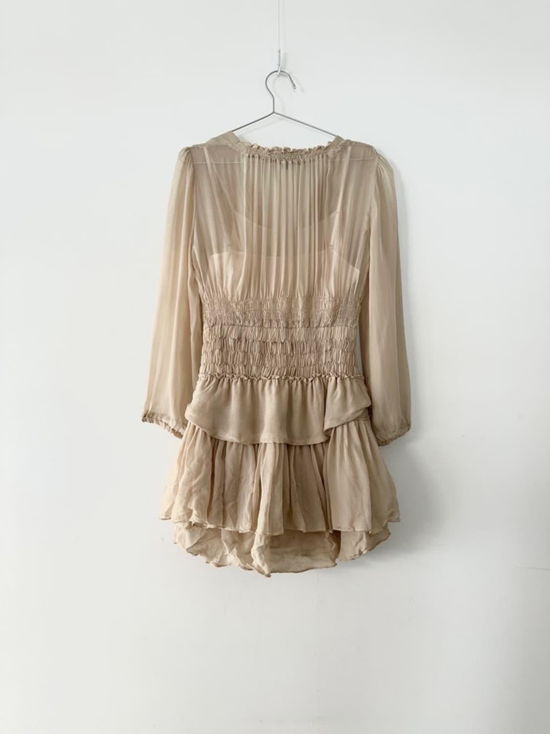 ISABEL MARANT ruffle chiffon mini ops  상품이미지4