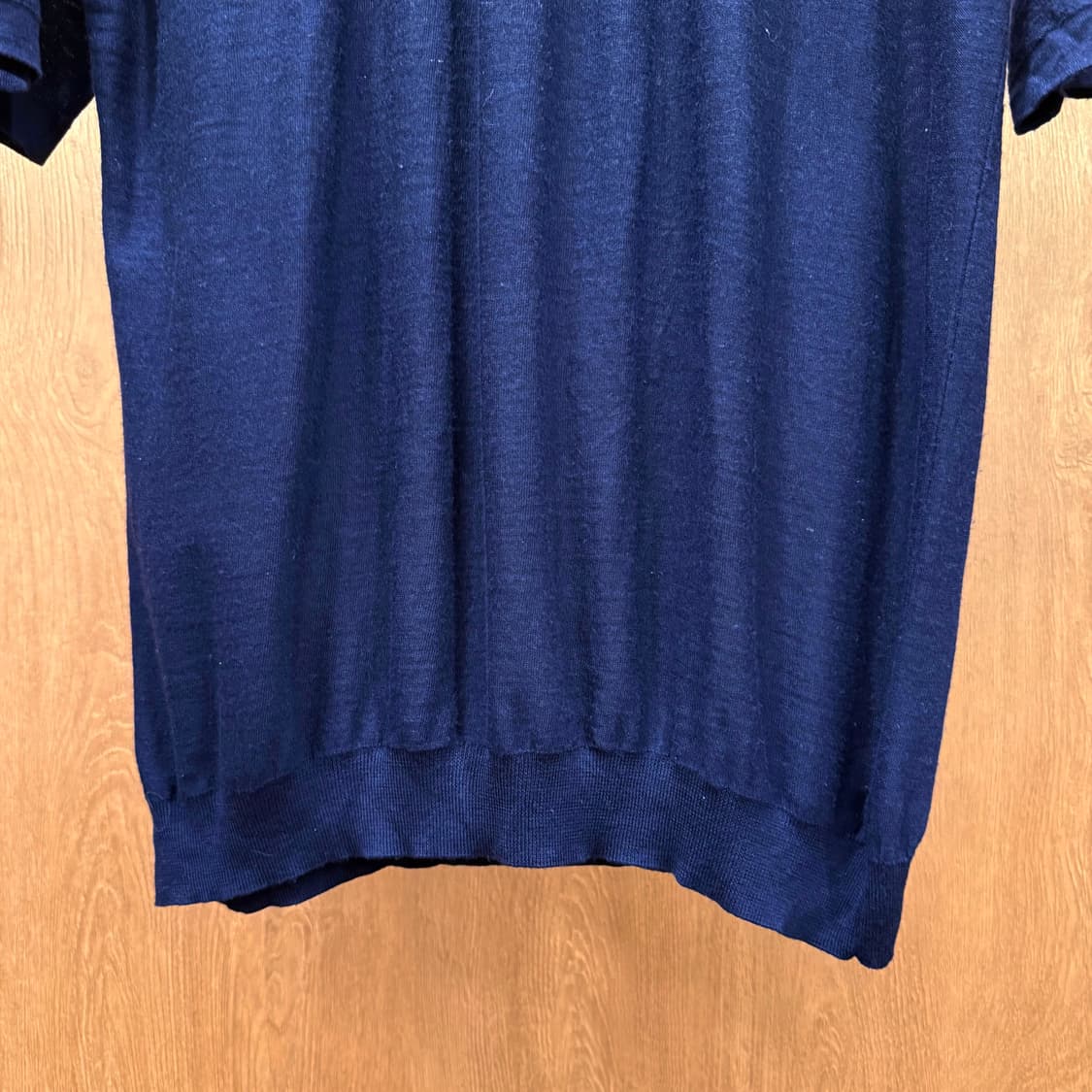 소니아 리키엘 반팔 스트라이프 티셔츠 스팽글 리본 장식 디테일 네이비 상품이미지5