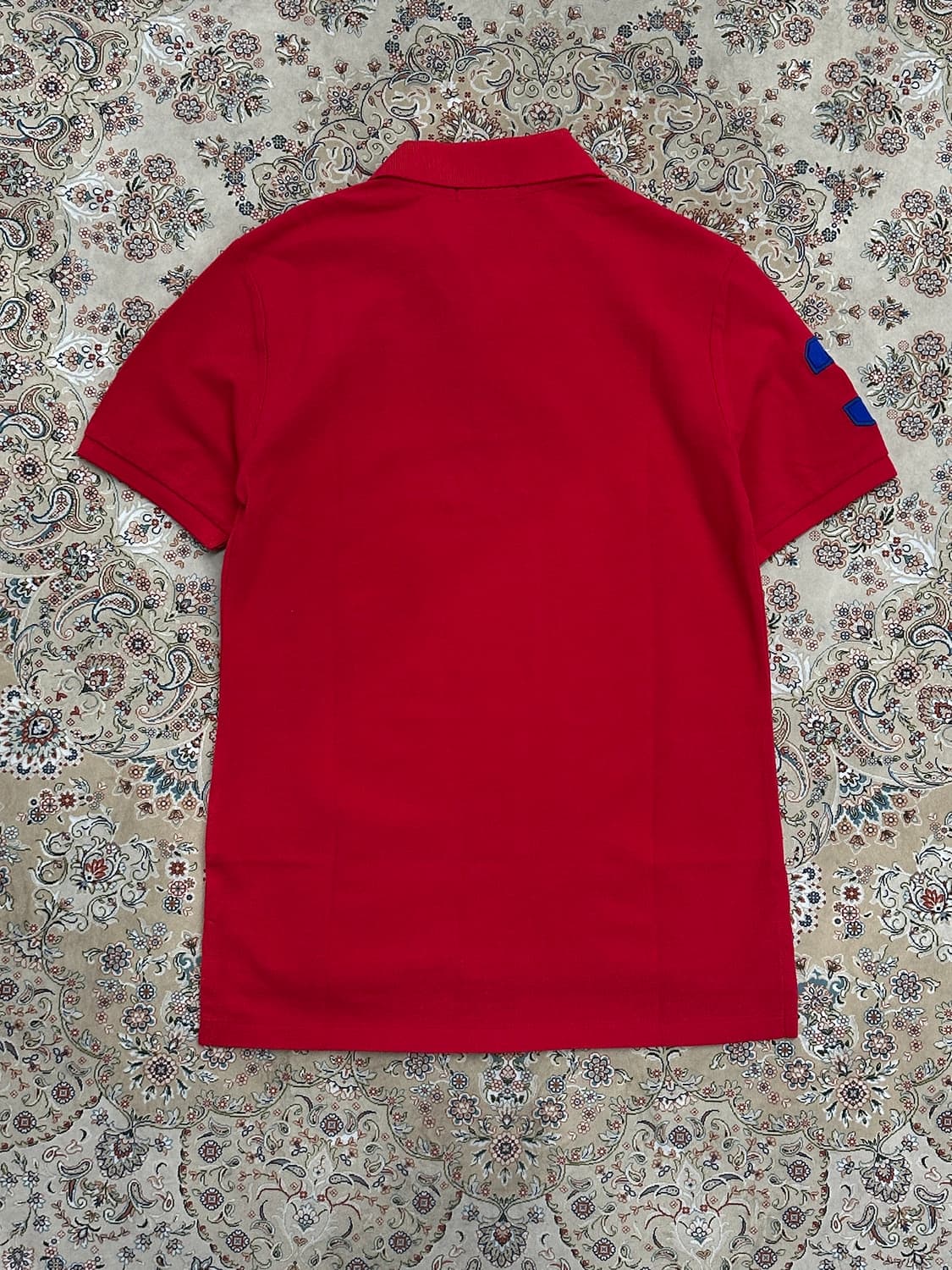 폴로 랄프로렌 레드/네이비 빅포니 카라티  상품이미지2