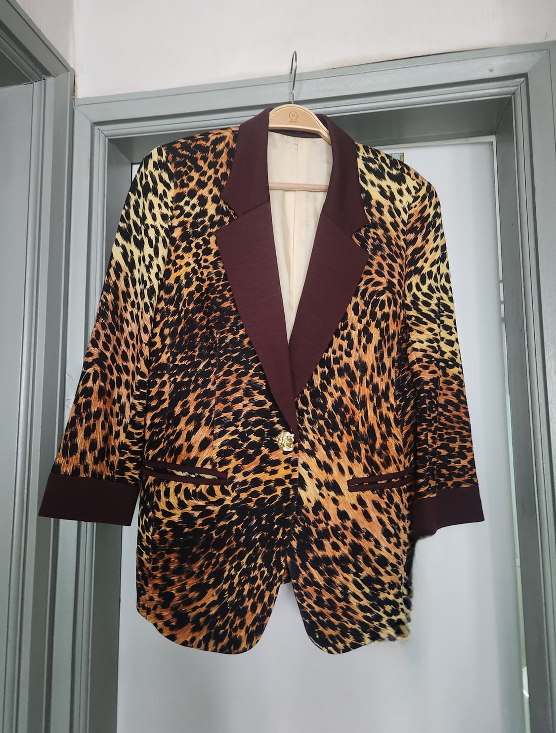 명품 LEONARD 레오나드 레오파드 패턴 자켓 상품이미지1