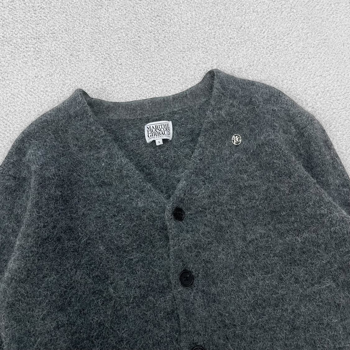 마리떼프랑소와저버 알파카 가디건 그레이 상품이미지3