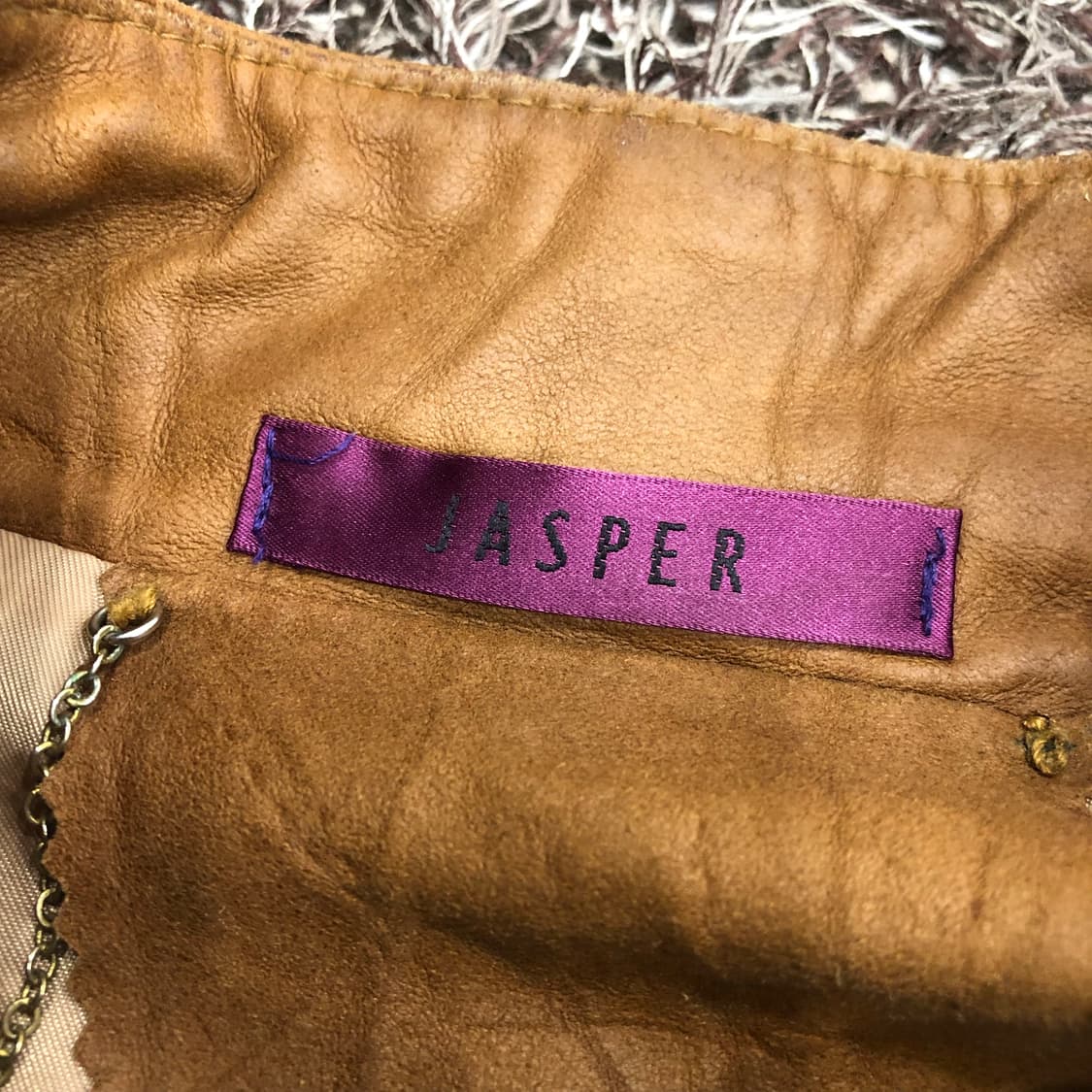 JASPER 염소가죽 브라운 쿼드포켓 고트스킨 레더 가죽 자켓 상품이미지5