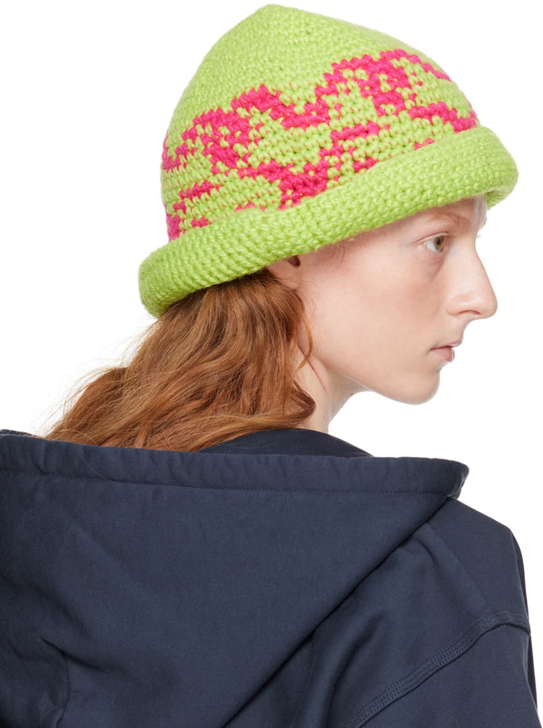 stussy 스투시 SS 니트 버킷햇 라임 상품이미지8