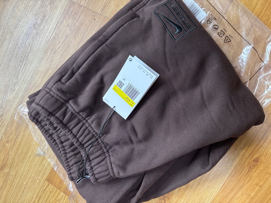 나이키 스투시 플리스 팬츠 브라운 S 상품이미지1