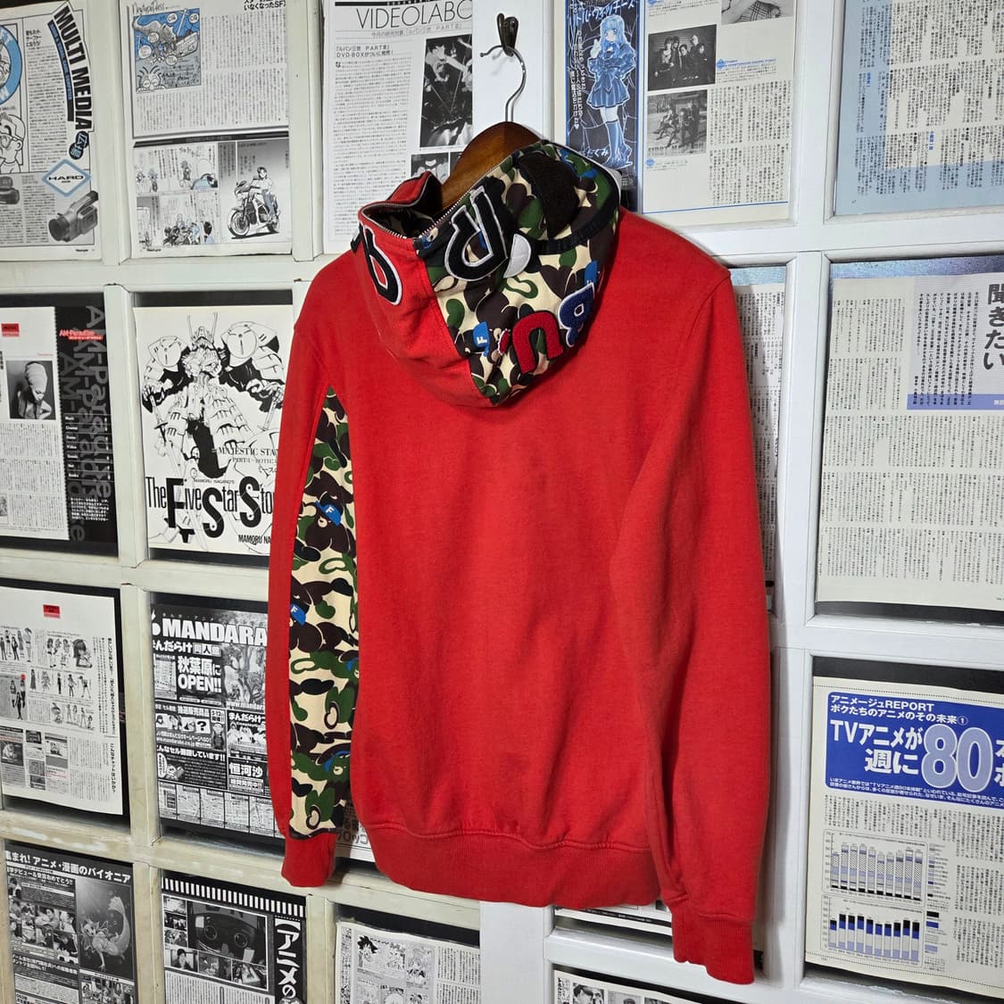 후부 카모 스트릿 패치 후드집업 상품이미지6