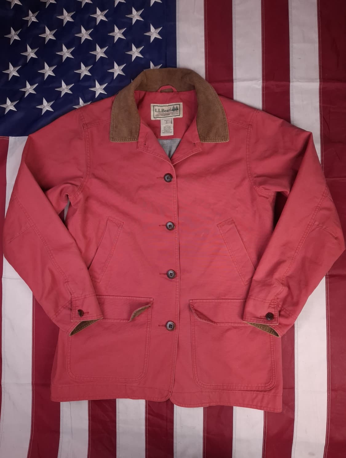 오리지날 90's L.L.Bean 엘엘빈 캔버스코튼 헌팅자켓 상품이미지1