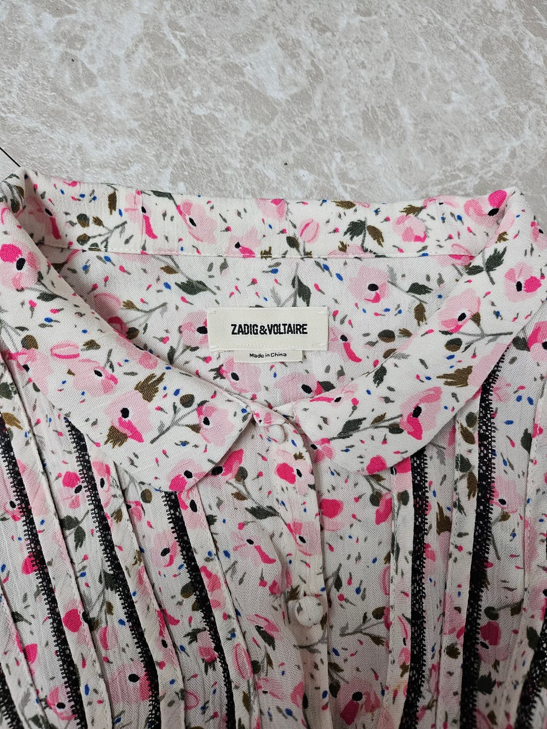 쟈딕앤볼테르 플라워 원피스s 상품이미지3