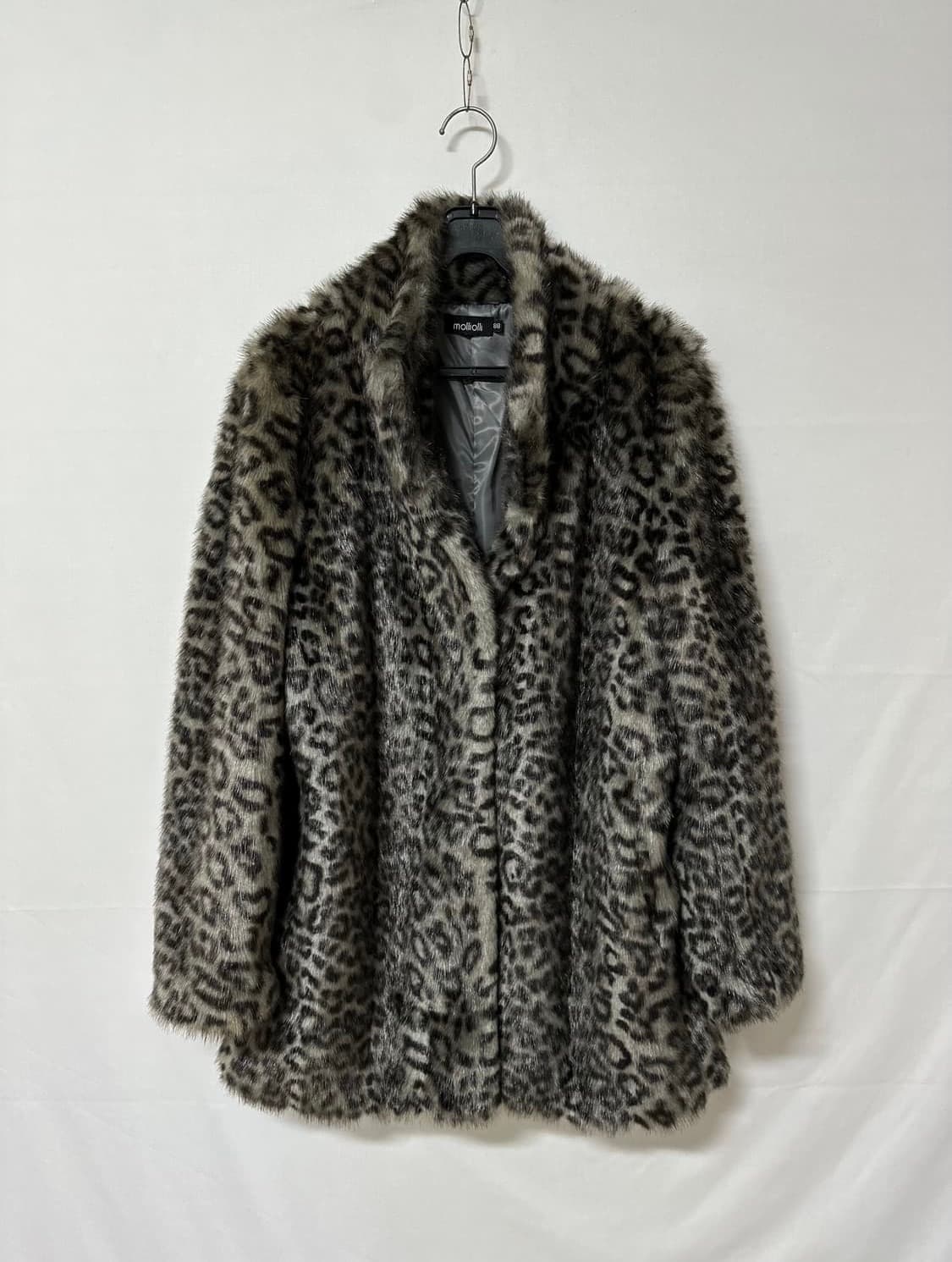 레오파드 퍼 코트 자켓 상품이미지2