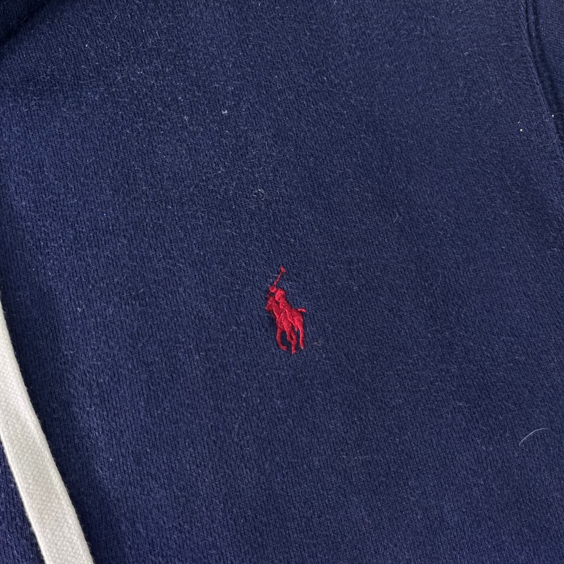110 폴로랄프로렌 와플 네이비 후드집업 상품이미지2