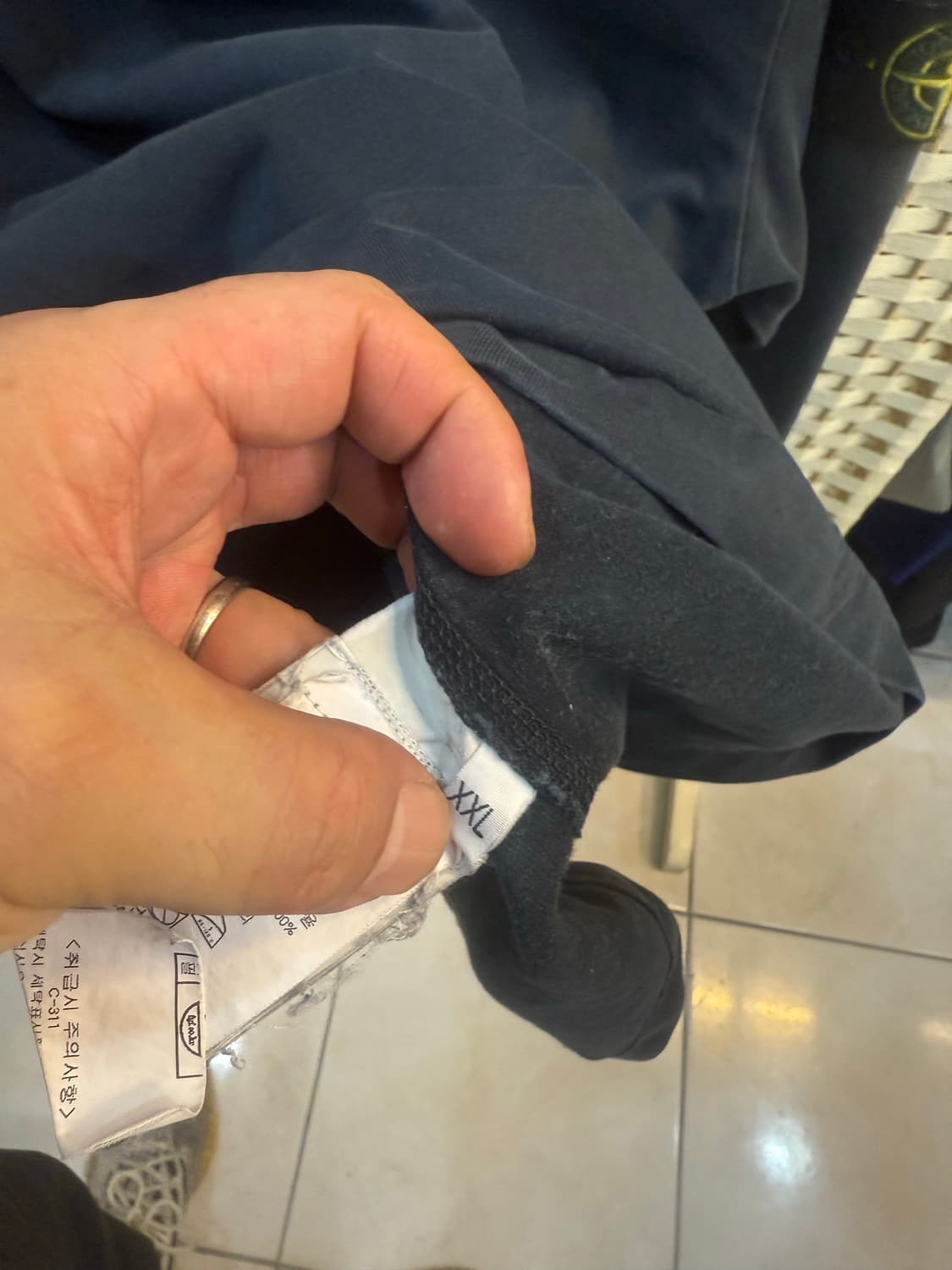 110/21fw 정품 스톤아일랜드 맨투맨 팝니다 상품이미지4