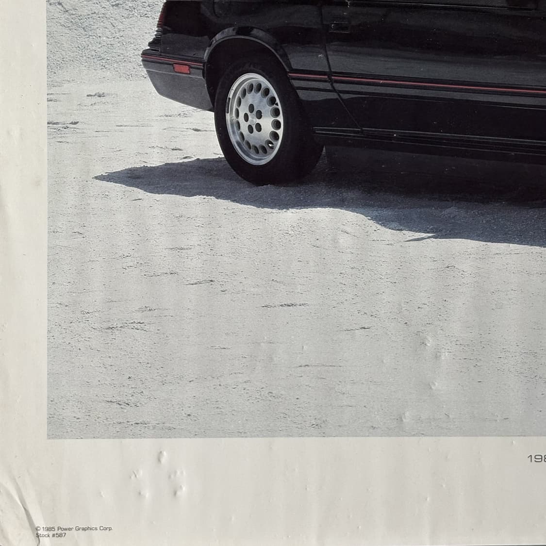 닷지 데이토나 빈티지 포스터 (액자포함) 상품이미지4