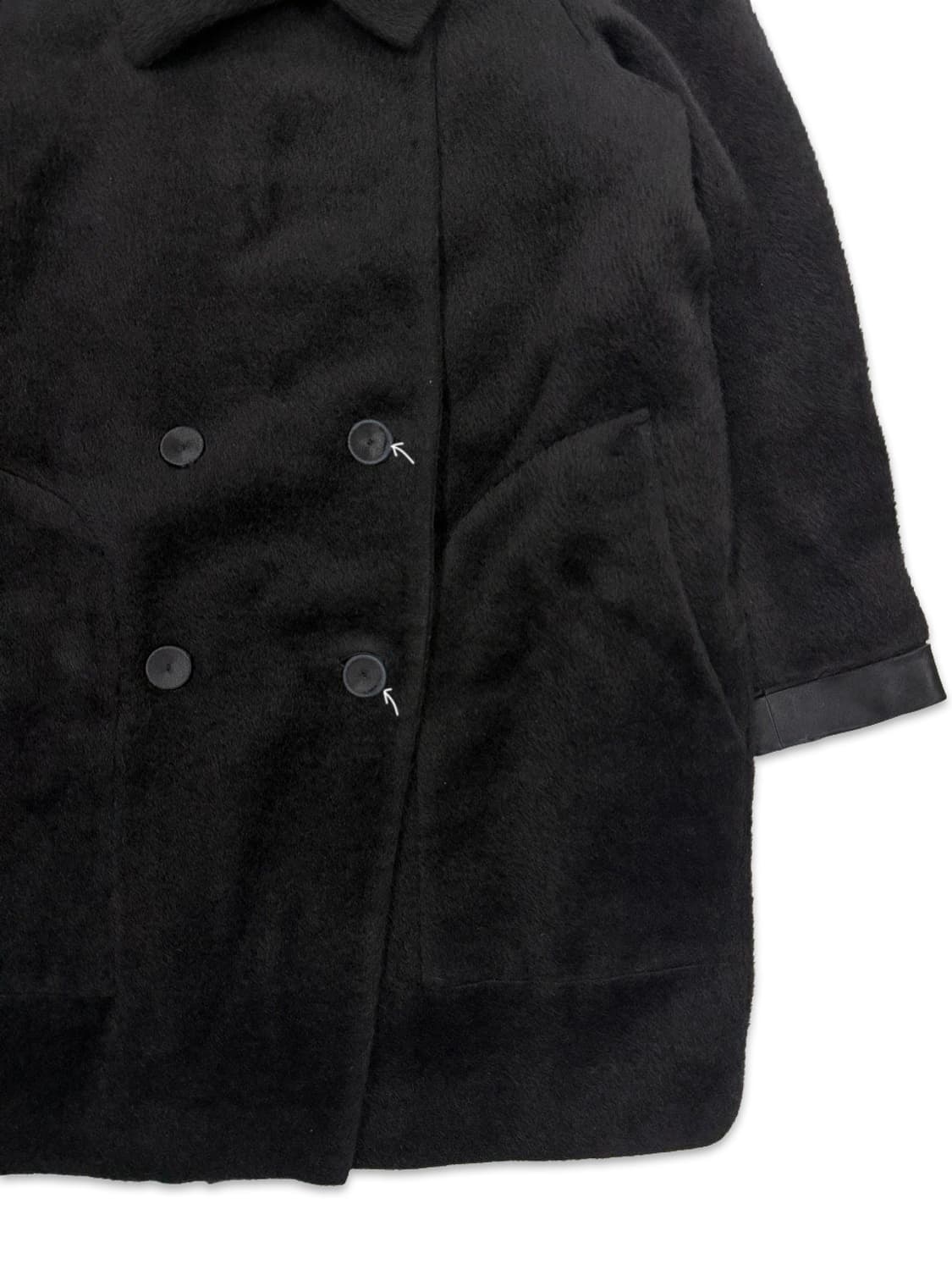 빈티지 KUHO 카라 더블 코트 상품이미지3