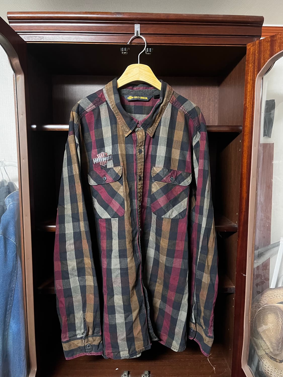 Harley Davidson flannel shirt   상품이미지3