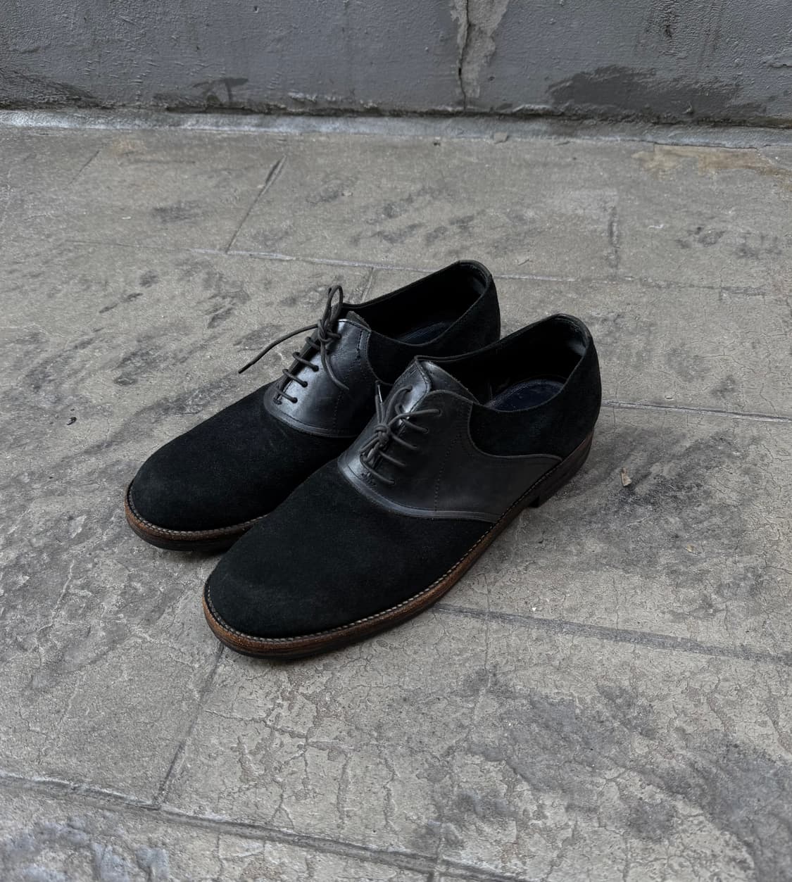 꼼데가르송 옴므 레더 스웨이드 도킹슈즈 상품이미지1