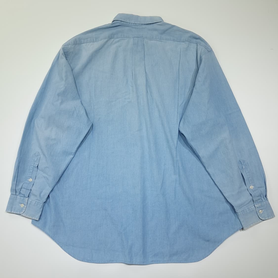 CL944 XL 폴로 90s 빅셔츠 멀티포니 샴브레이 셔츠 상품이미지6