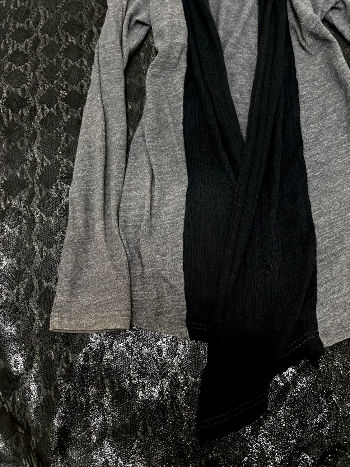 “Custom culture” 00’s Design Black Drape 상품이미지2