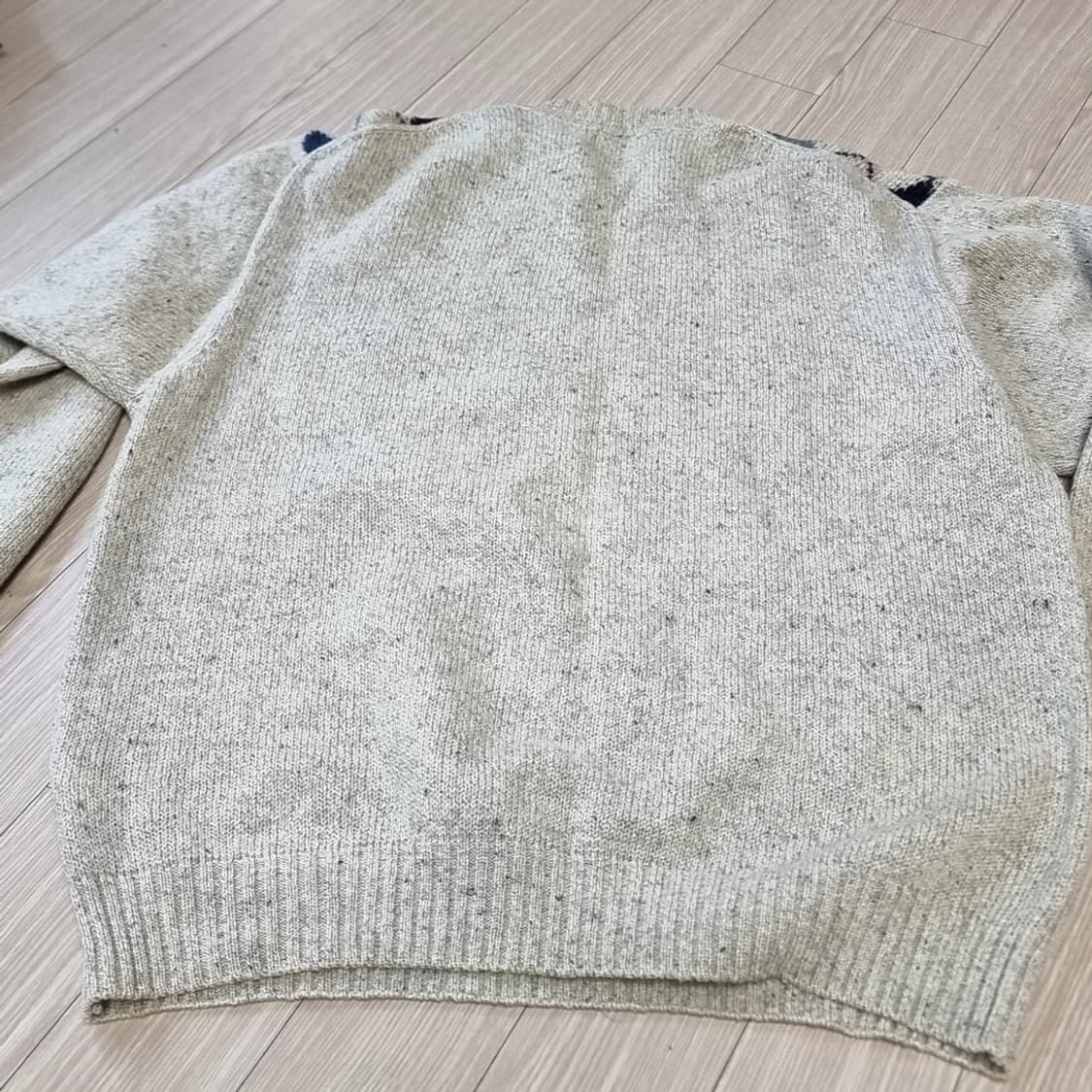 lg패션 제이프레스 빈티지 아가일 패턴 니트 스웨터(105) 상품이미지8