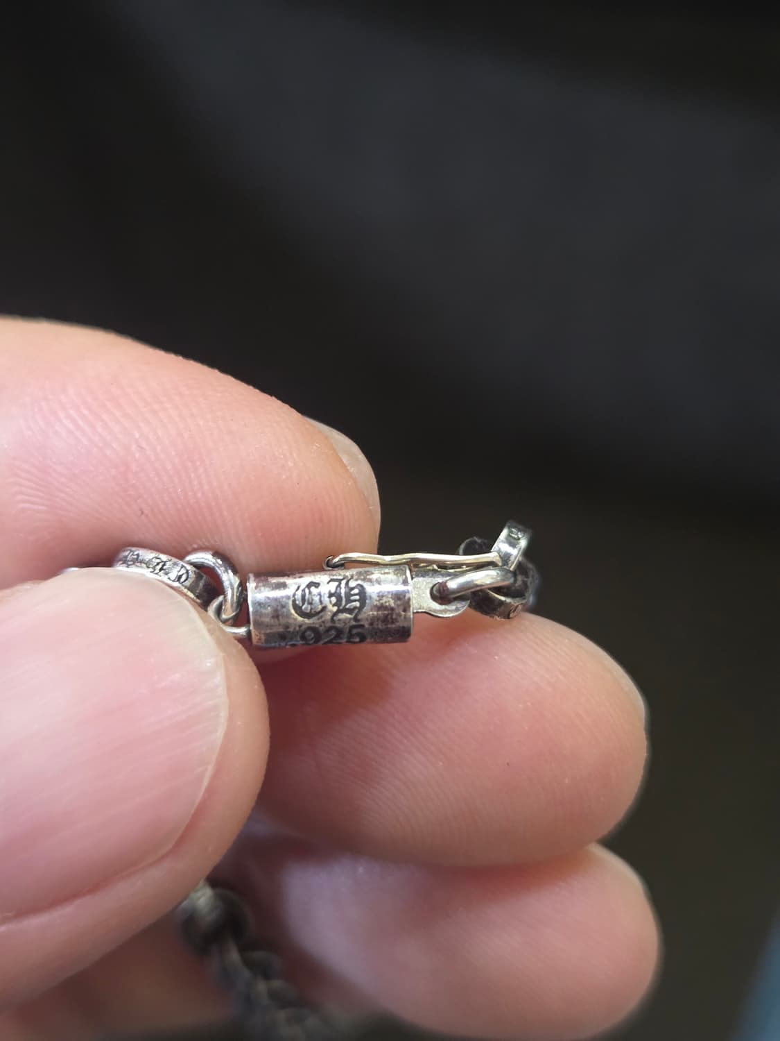 크롬하츠 페이퍼체인 팔찌 스몰 8인치 상품이미지2