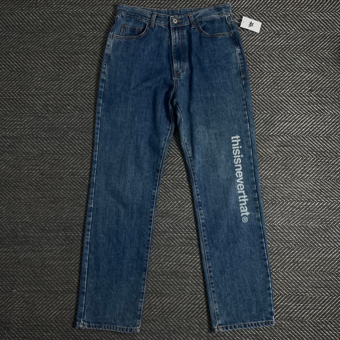 디스이즈네버댓 스펠아웃 레귤러 데님 팬츠o 3515 상품이미지1