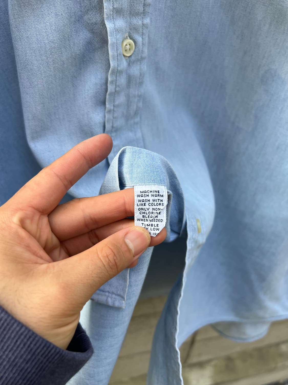 1990s POLO RALPH LAUREN BIG SHIRT 폴로빅셔츠 상품이미지6