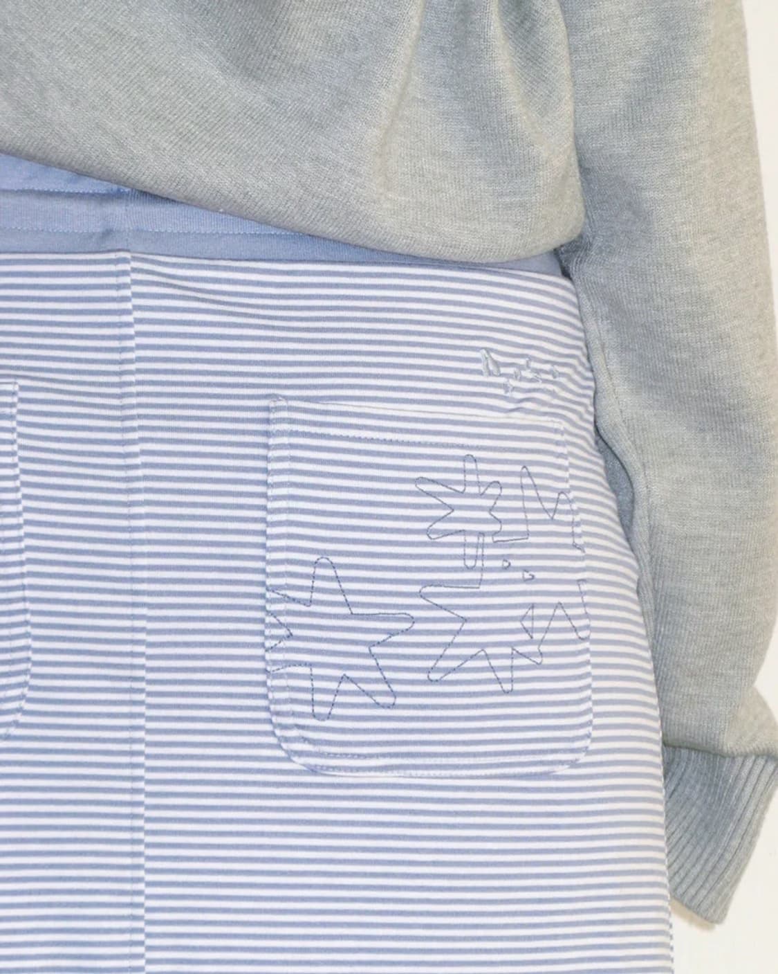 아메스 월드와이드 STITCH LAYERED MIDI SKIRT PANT 상품이미지6