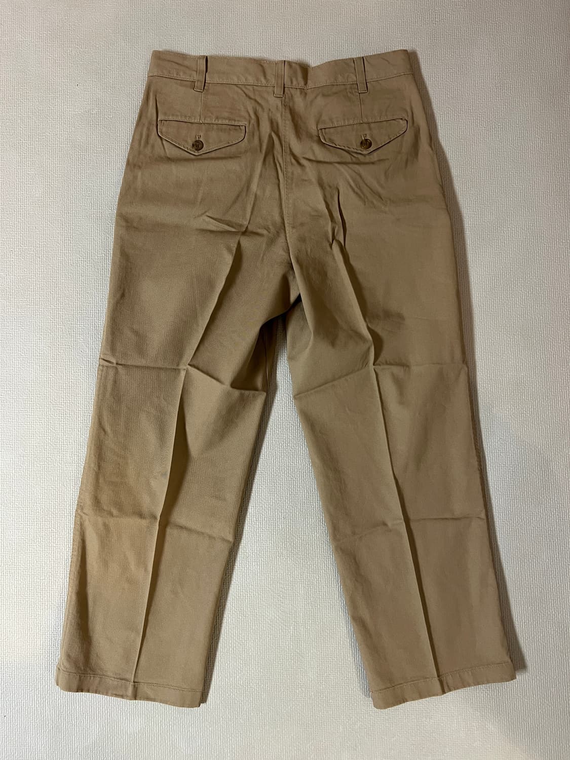 무료배송 - 새제품 유니클로 U 투턱 와이드팬츠(베이지) 36 상품이미지5