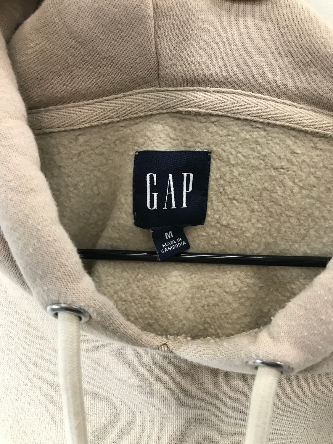 GAP Leopard Logo Beige Long Hoodie 상품이미지5