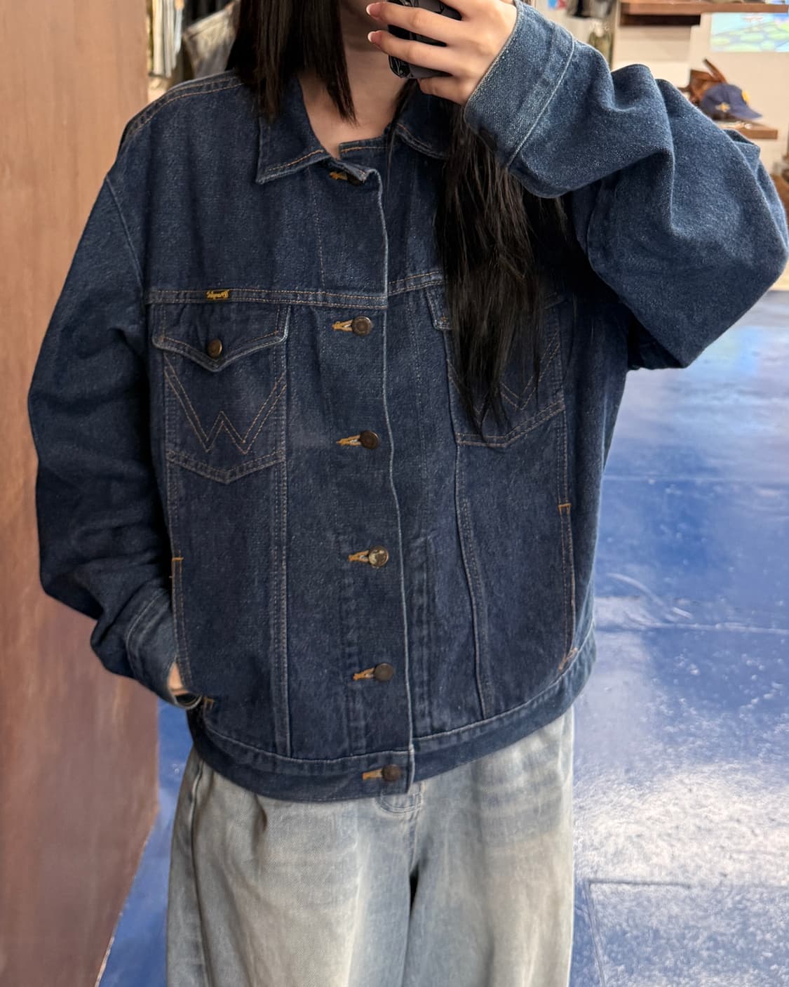 1990s USA 랭글러 데님자켓 상품이미지1