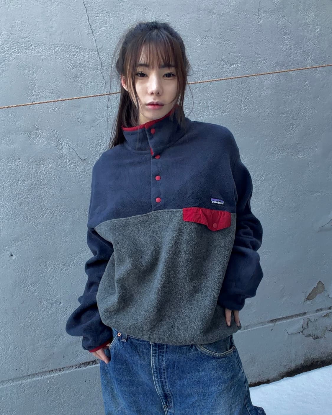 90s PATAGONIA synchilla fleece pullover 상품이미지2