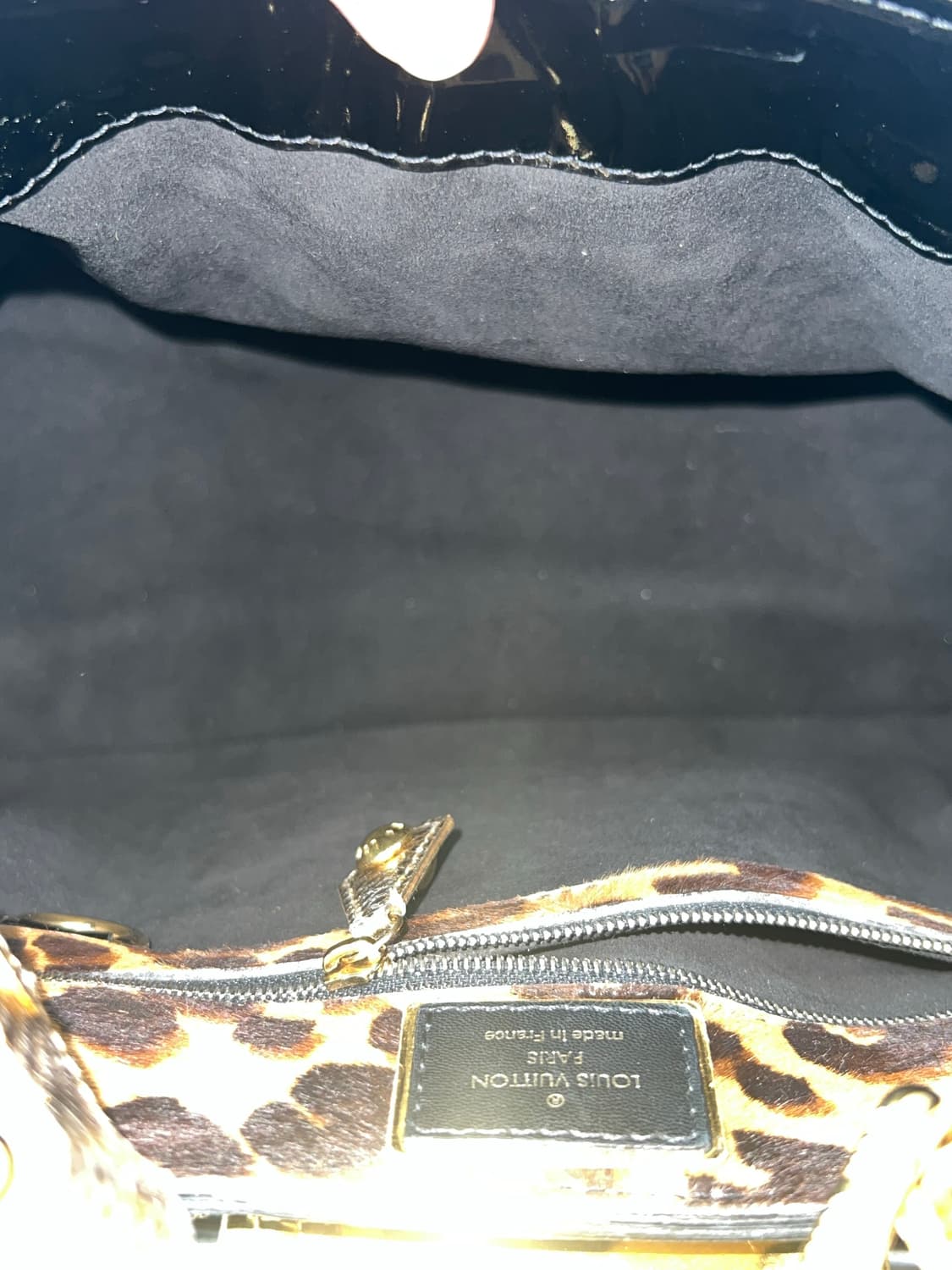 루이비통 SS06 리미티드 에디션 레오파드 폴리 포니 헤어 숄더백 상품이미지6