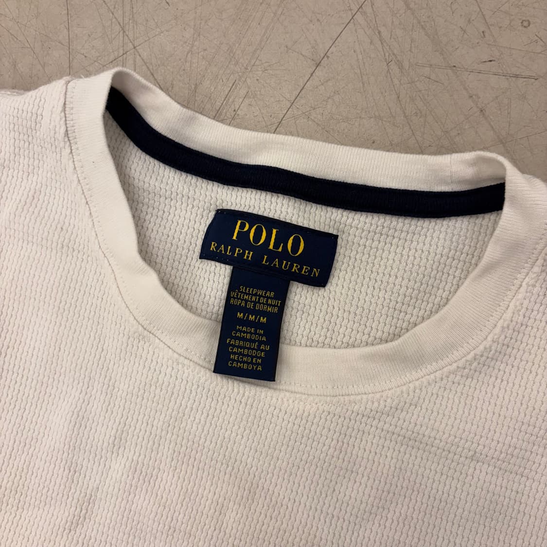 폴로 랄프로렌 포니 와플 롱슬리브 상품이미지3