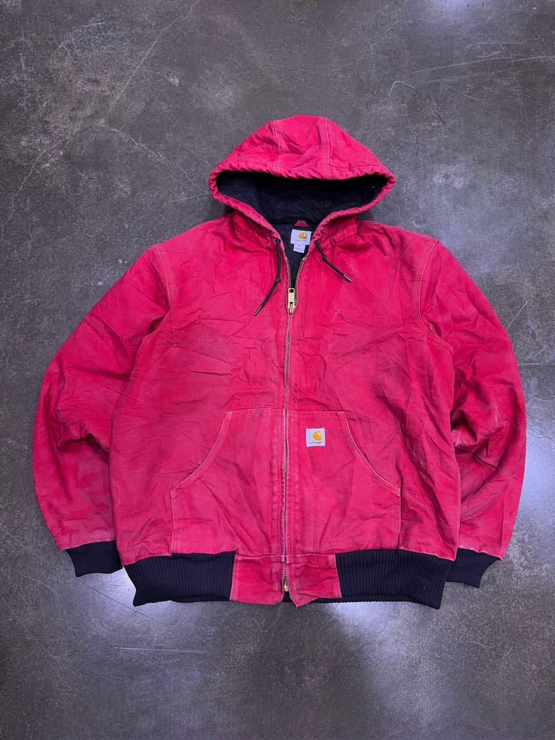 칼하트 J104 빈티지 덕 워싱 액티브 후드 자켓 M 상품이미지1