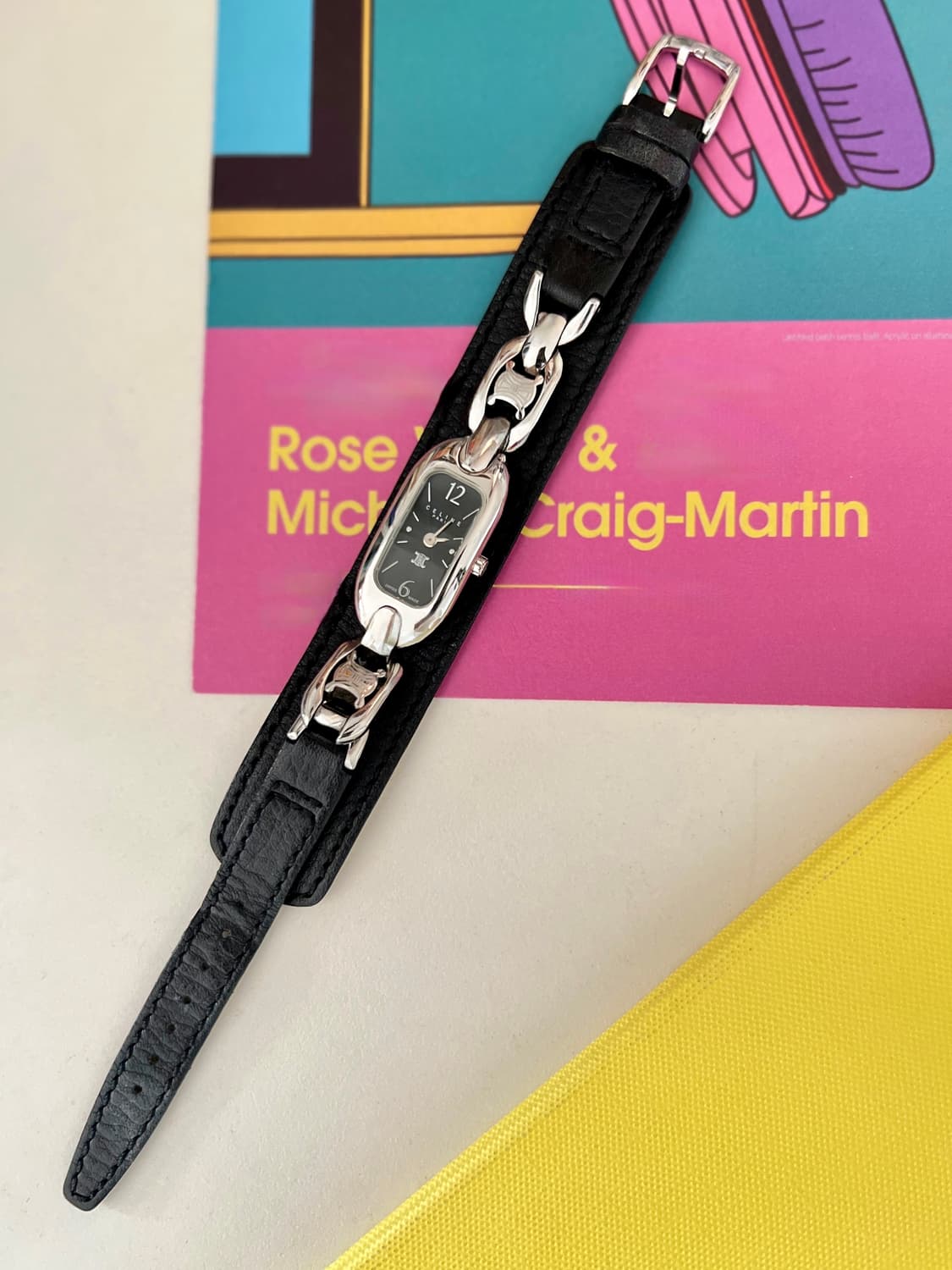 셀린느 트리옹프 렉탱글 여성 시계 /  정품감정. 케어 상품이미지2