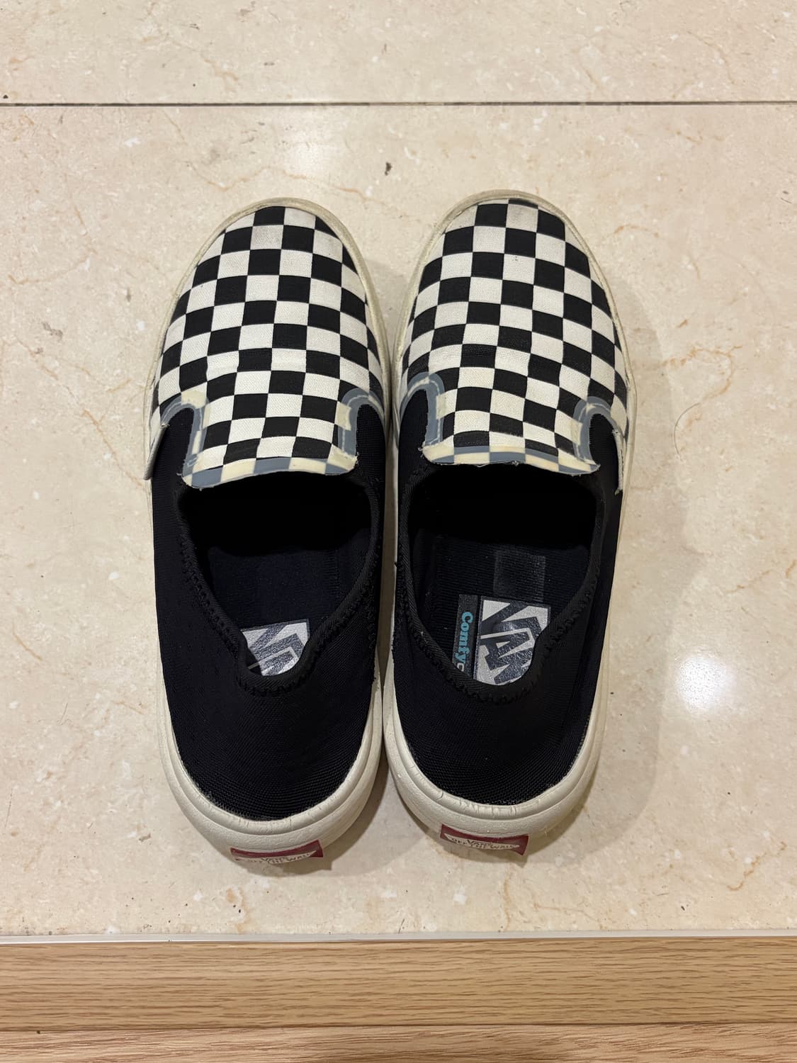 Vans 반스 체커보드 슬립온 235 상품이미지1