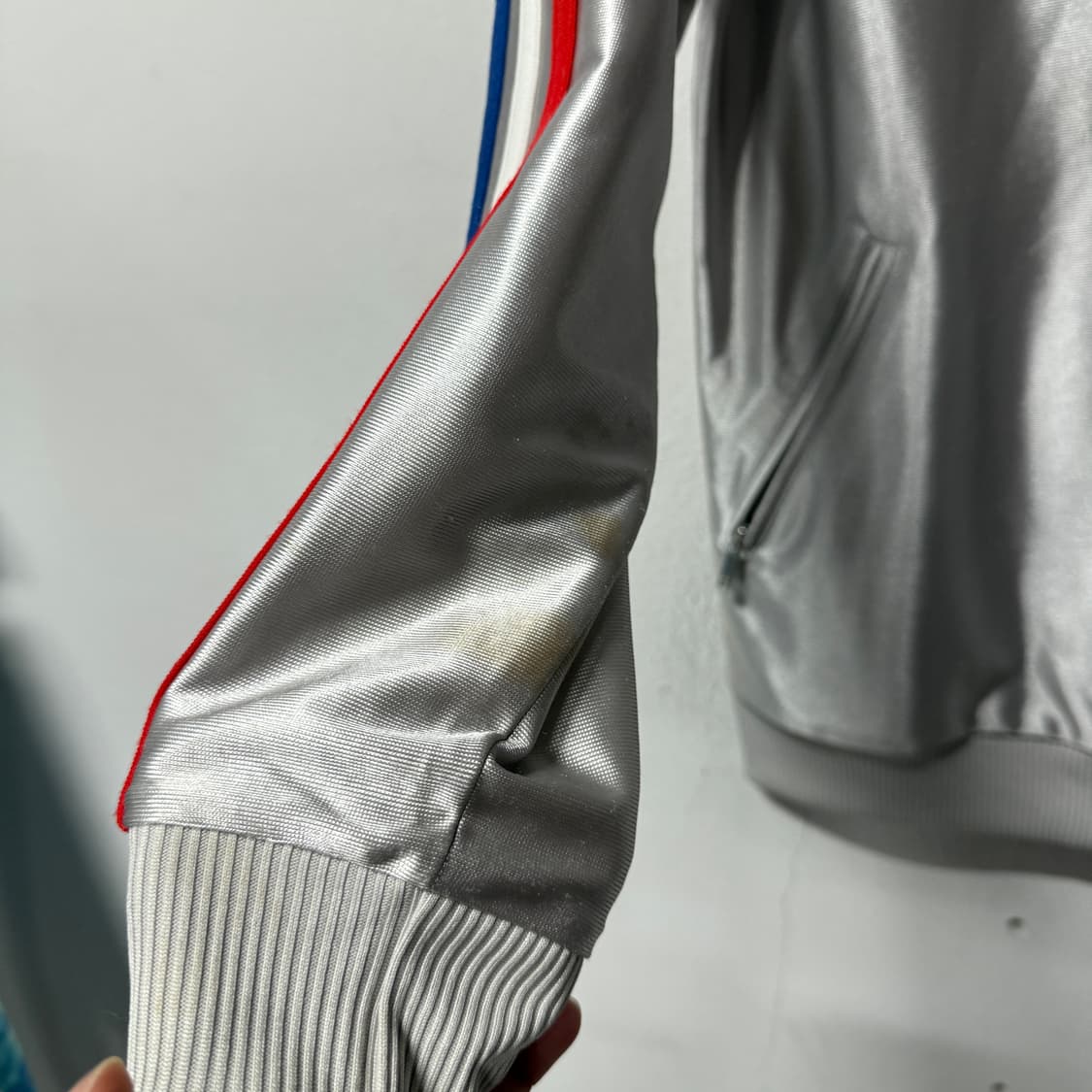 아디다스 파이어버드 40주년 리미티드 실버 저지 자켓 상품이미지5