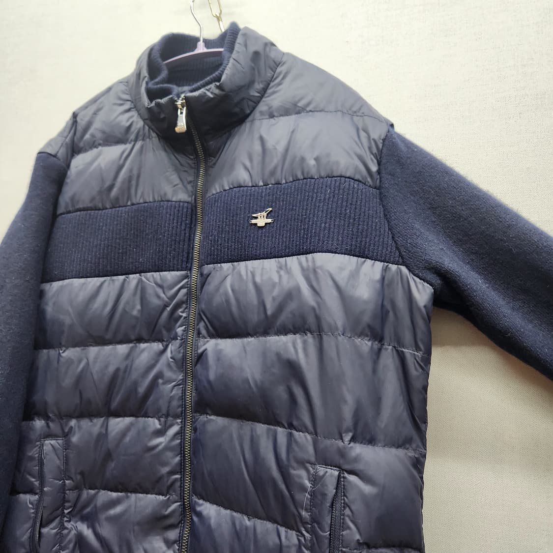 헨리코튼 골프 방풍 니트 구스다운 패딩L 상품이미지2