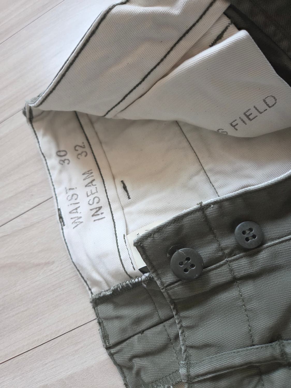 RRL 더블알엘 오피서 치노 팬츠 30/32 새상품 상품이미지5