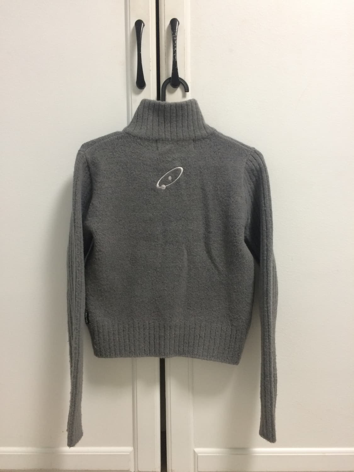 스컬프터 아톰 집업 스웨터 멜란지 그레이 S 상품이미지4