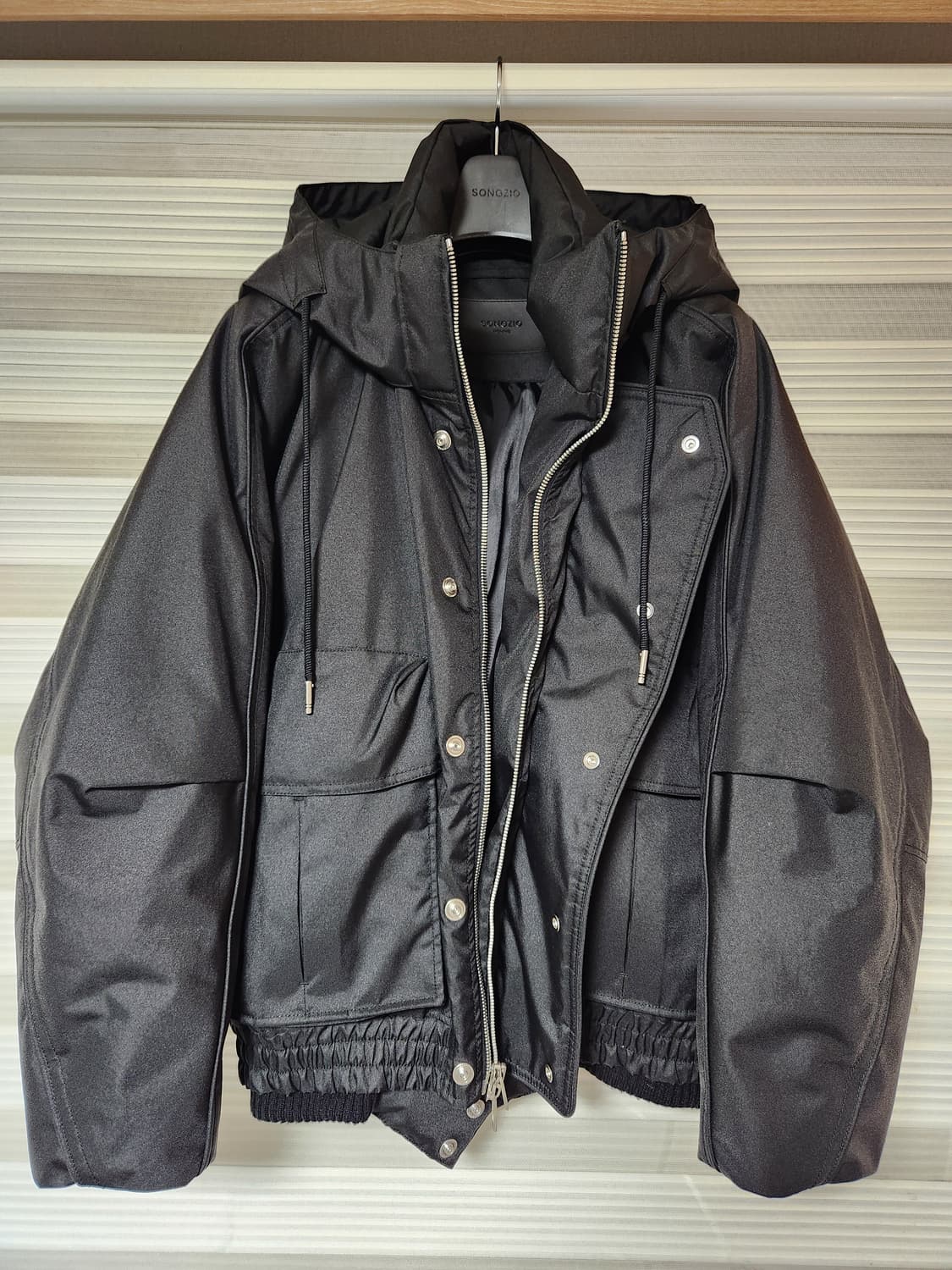 송지오옴므 SC30 후드 디터쳐블 돌먼 점퍼 패딩 상품이미지1