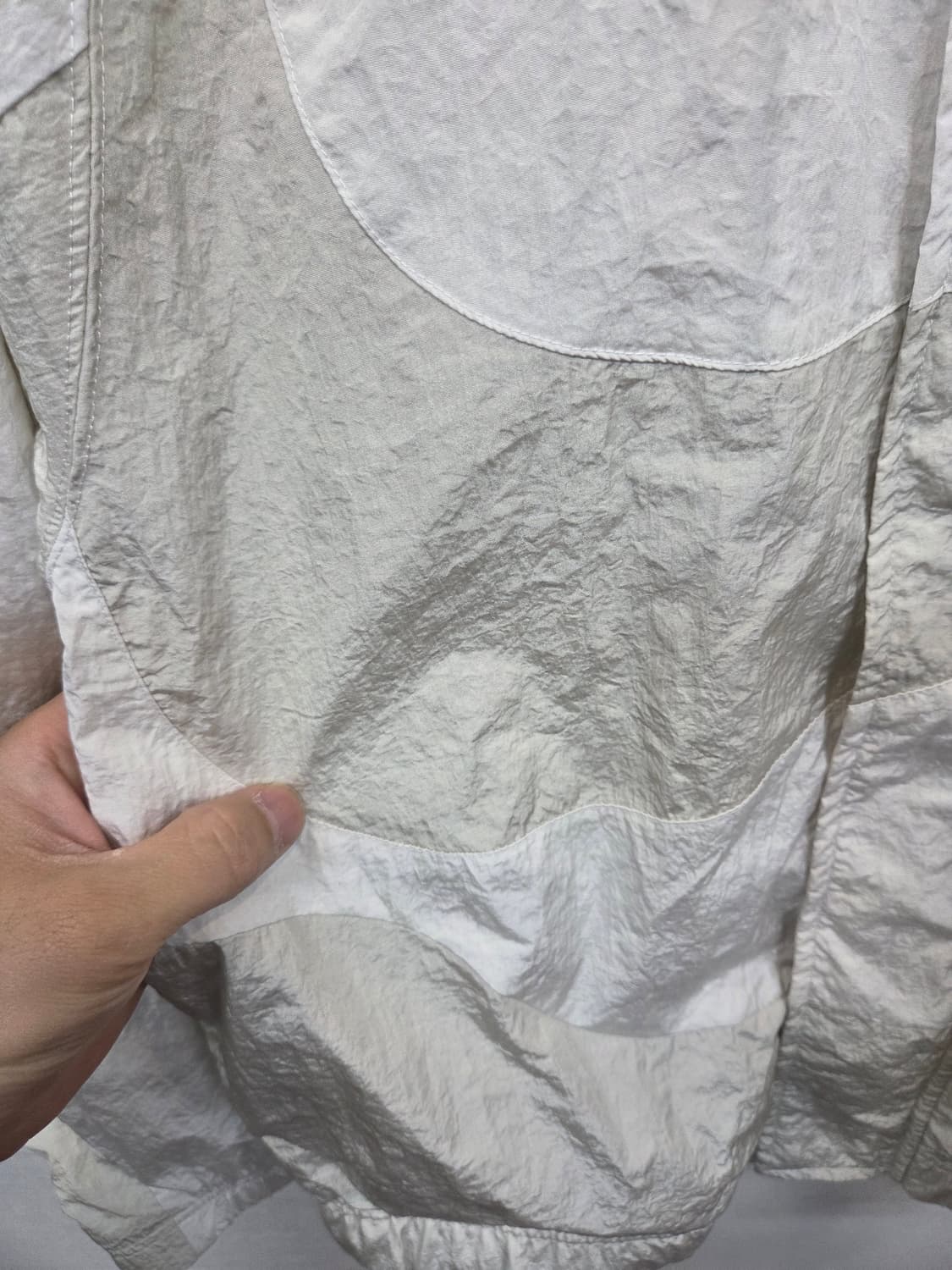 나이키 빅스우시 메탈나일론 우븐 바람막이 후드자켓 s 오버핏  상품이미지8