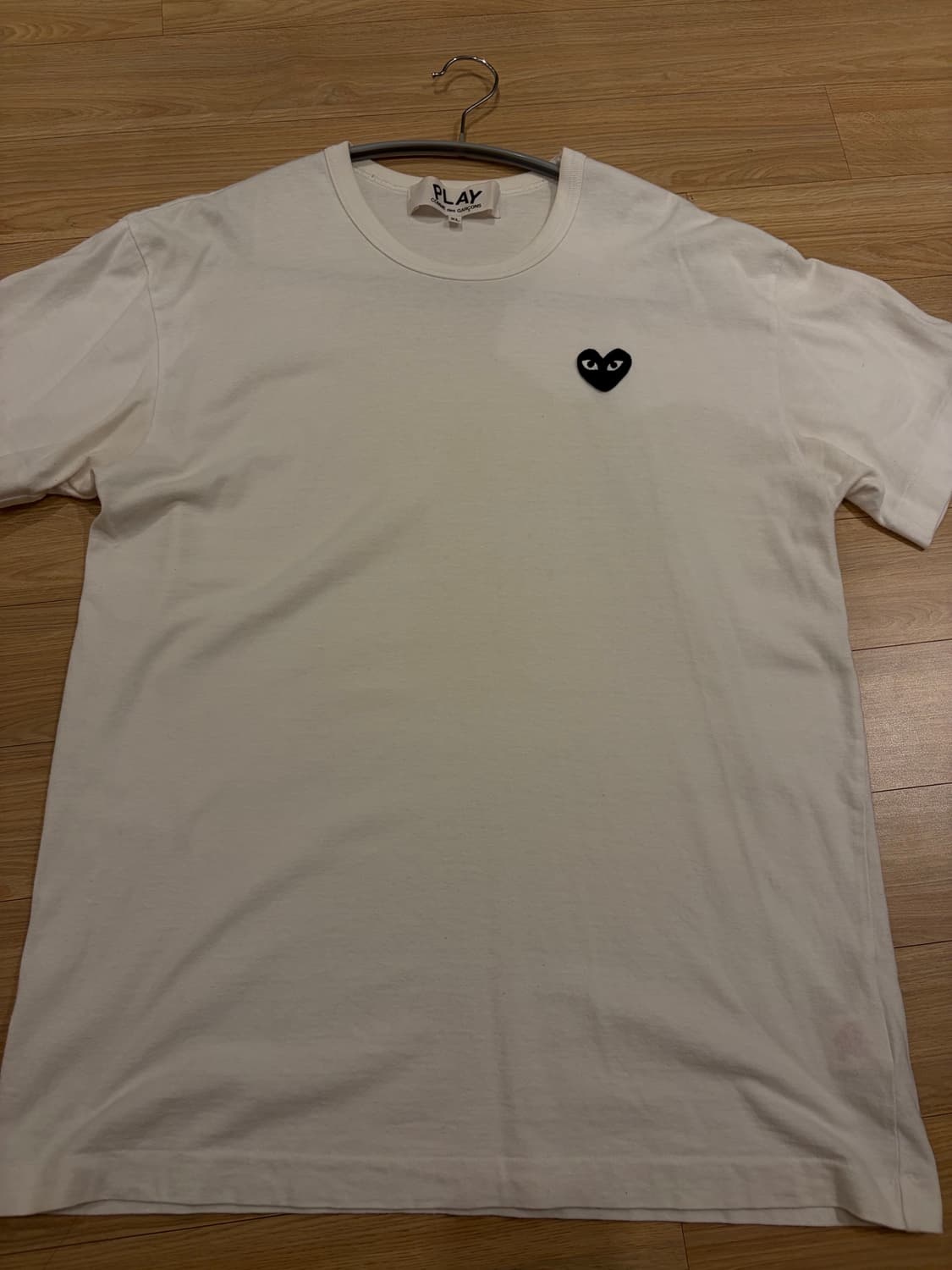 꼼데가르송 반팔 블랙 와펜 XL 상품이미지2
